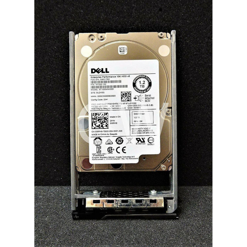 Dell 36RH9 036RH9 1.2TB 10K 6G 2.5in SAS Hard Drive ST1200MM0088 600346130104-FoxTI