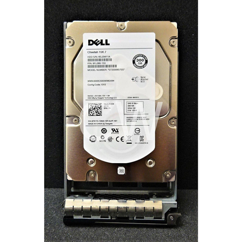 Dell F617N 0F617N 300GB 15000RPM 6Gb/s 3.5in SAS Hard Drive ST3300657SS-FoxTI