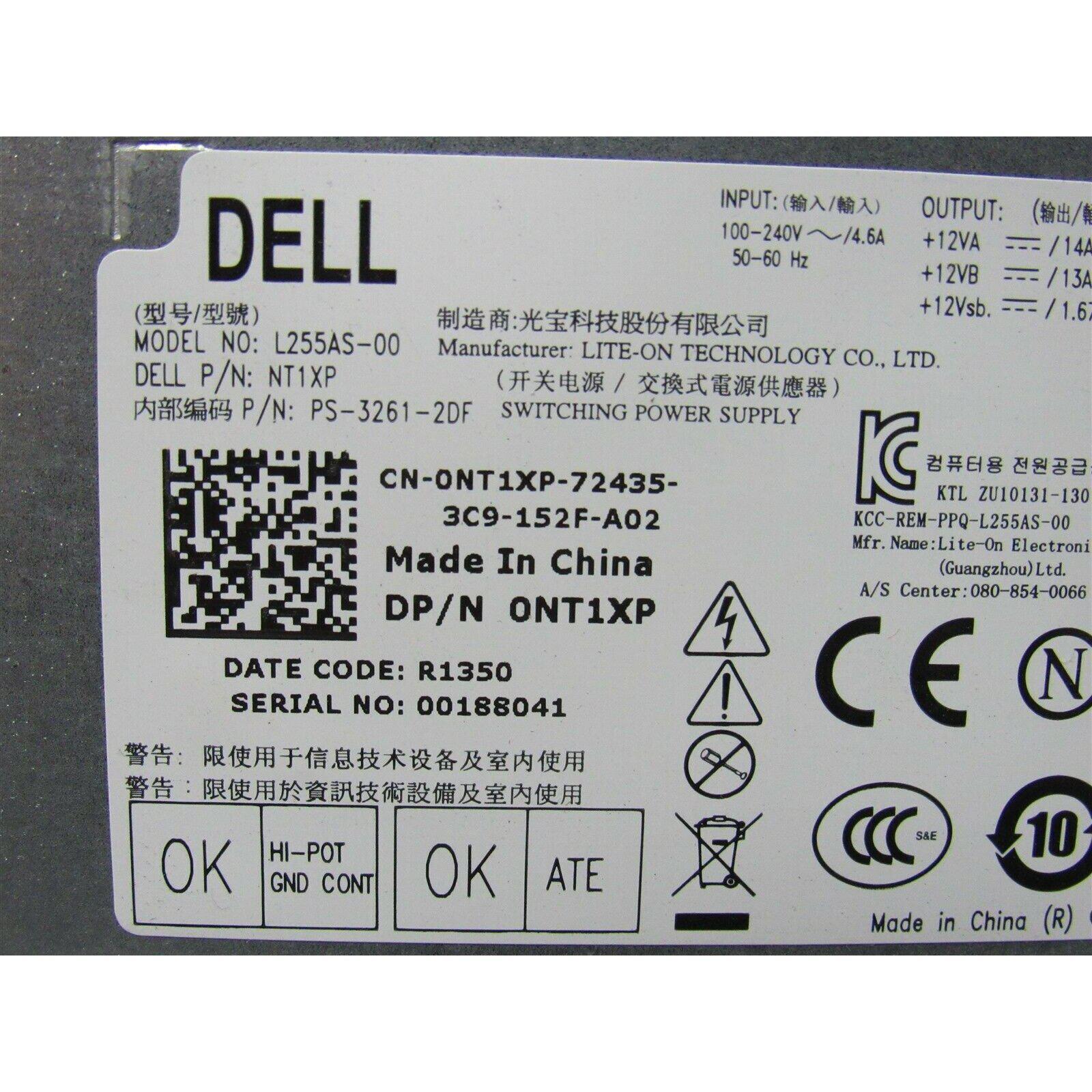 Dell Optiplex 240W Power Supply 0NT1XP 0FP16X NT1XP FP16X-FoxTI