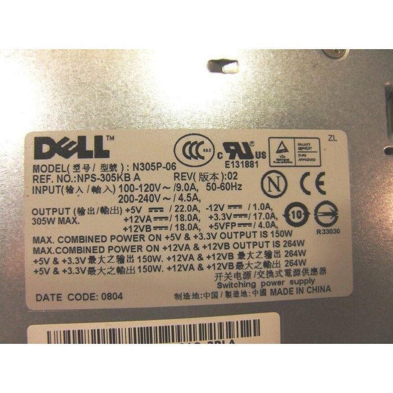 Dell Optiplex Genuine Original 305W Power Supply NPS-305KB A N305P-06 C248C OEM-FoxTI
