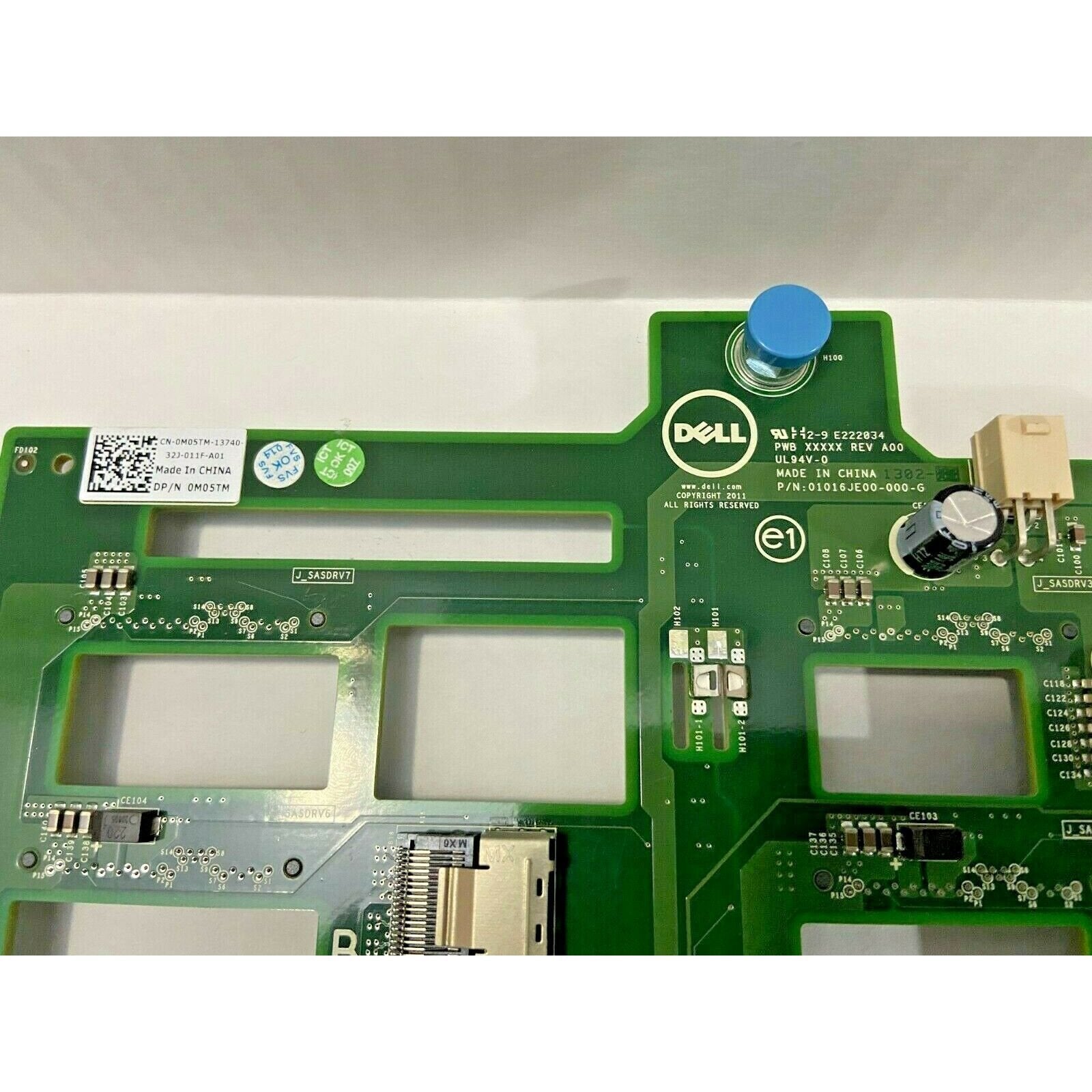 Dell Poweredge T320 T420 T620 - 0M05TM SAS-Backplane 8 Bay x 3.5" w/Cables 658759245618