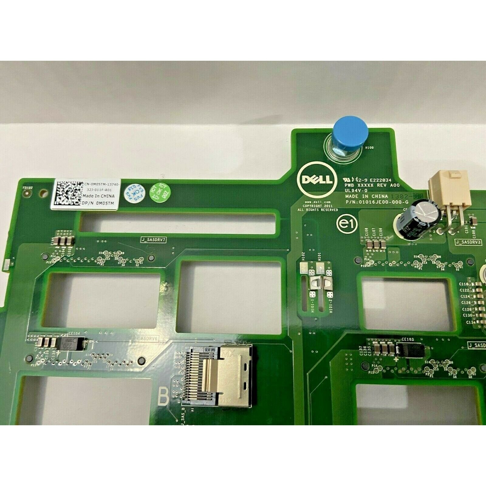 Dell Poweredge T320 T420 T620 - 0M05TM SAS-Backplane 8 Bay x 3.5" w/Cables 658759245618