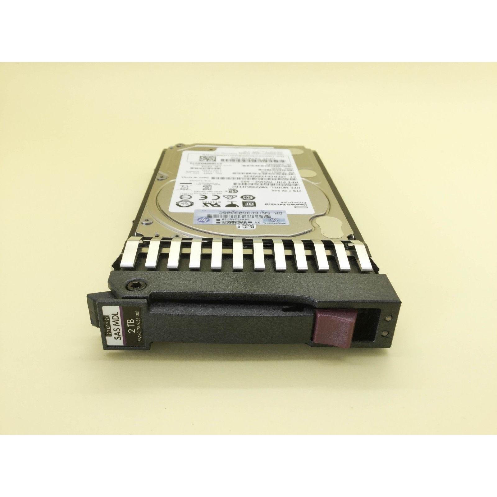 Disco J9F51A HP MSA 2TB 12G SAS 7.2K SFF 2.5" 512e MDL HDD 787653-001 888793473634-FoxTI