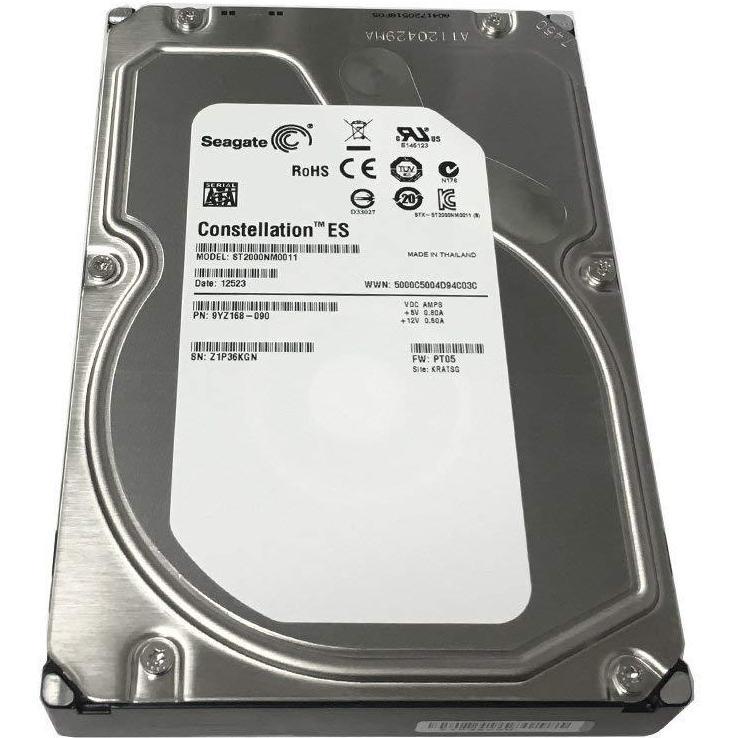 Disco Seagate Constellation ES ST2000NM0011 2TB 7200 RPM 64MB Cache SATA 6.0Gb/s 3.5" Enterprise Hard Drive-FoxTI