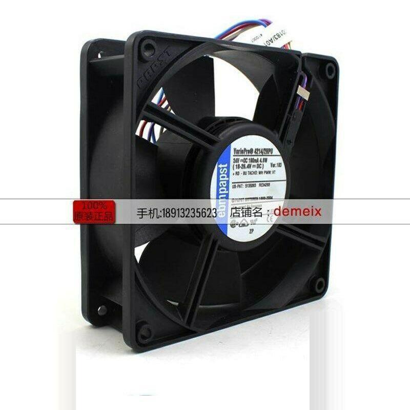 Ebm papst 4214/2HPU 12038 24V 0.19A 4.6W 4-wire waterproof cooling fan-FoxTI