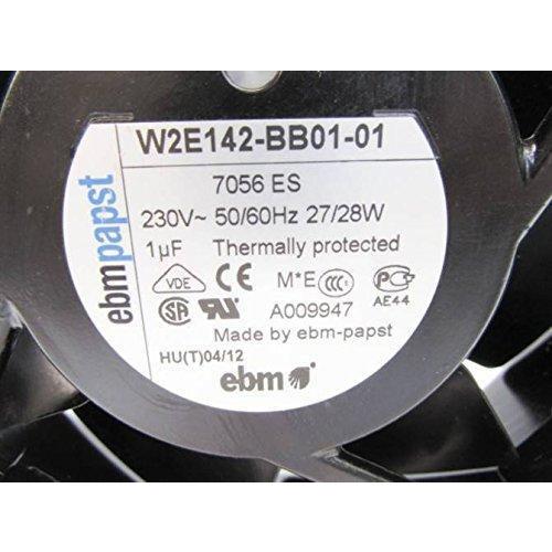 ebm-papst W2E142-BB01-01 230V 60Hz 28W Thermally Protected Fan 6 Inch Diameter Cooler-FoxTI