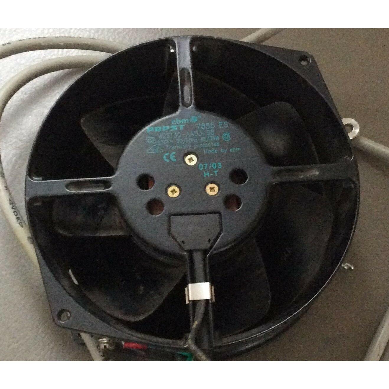 EBM/PAPST 7855 ES Fan W2S130-AA03-98 AC Fan Ball Bearing 230V 45W 50Hz 2800RPM-FoxTI