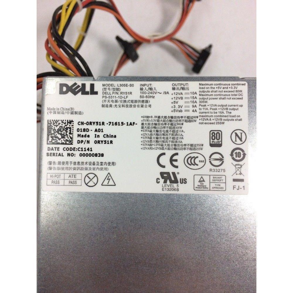 Dell 305W Power Supply 