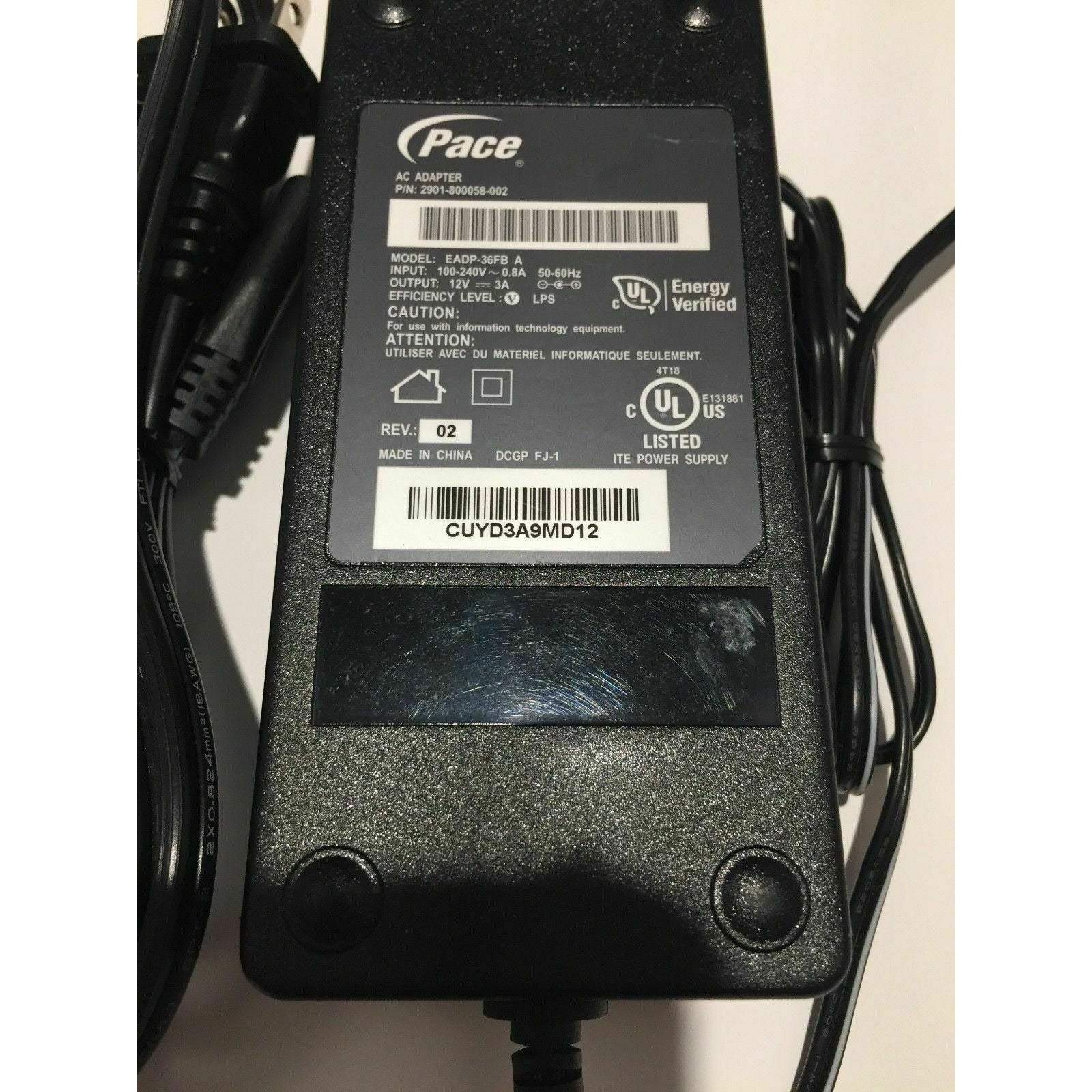 FORTINET Power Supply Adapter FortiGate-60D FG-60D FG-60C FG-40C FG-30E FG-60E - AloinfoUSA