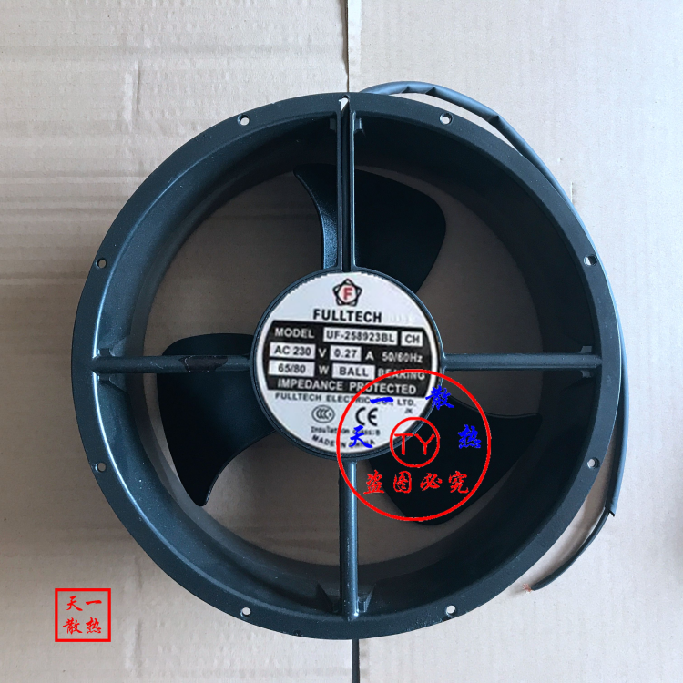 FULLTECH Fan UF-258923BL-CH AC 230V 0.27A 25489 25CM 2 WIRE UF258923BLCh-FoxTI