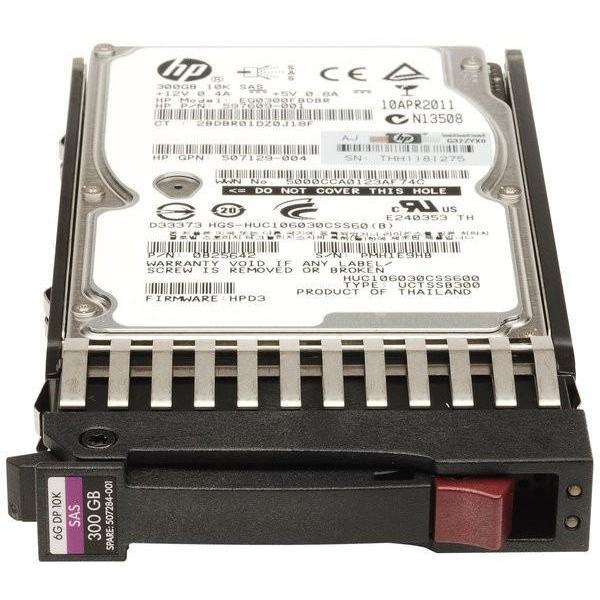 HD 300GB SAS 10k RPM 2.5" 6G para HP 507119-004-FoxTI