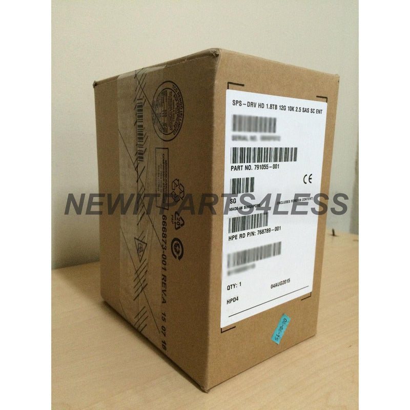 HP 1.8TB 12G SAS 10K 2.5IN SC 512E 791034-B21 791055-001 768789-001-FoxTI