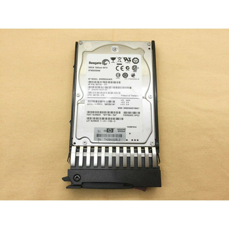 HP 507750-B21 500GB 7.2K 2.5" MDL SATA HDD Hard Drive 508035-001-FoxTI