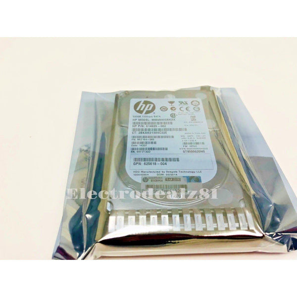 HP 655708-B21 500GB SATA MDL 6G 7.2k 2.5'' SC HD 614829-002 656107-001 886111651054-FoxTI