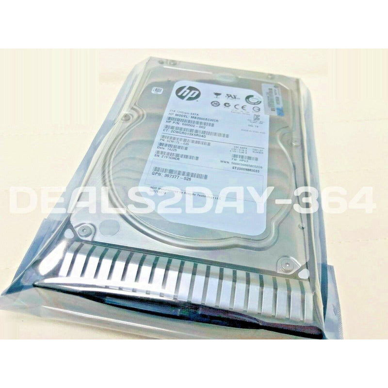 HP 658079-B21 658102-001 2TB 6G 7.2K SATA LFF 3.5 PROLIANT G8/9 HDD-FoxTI