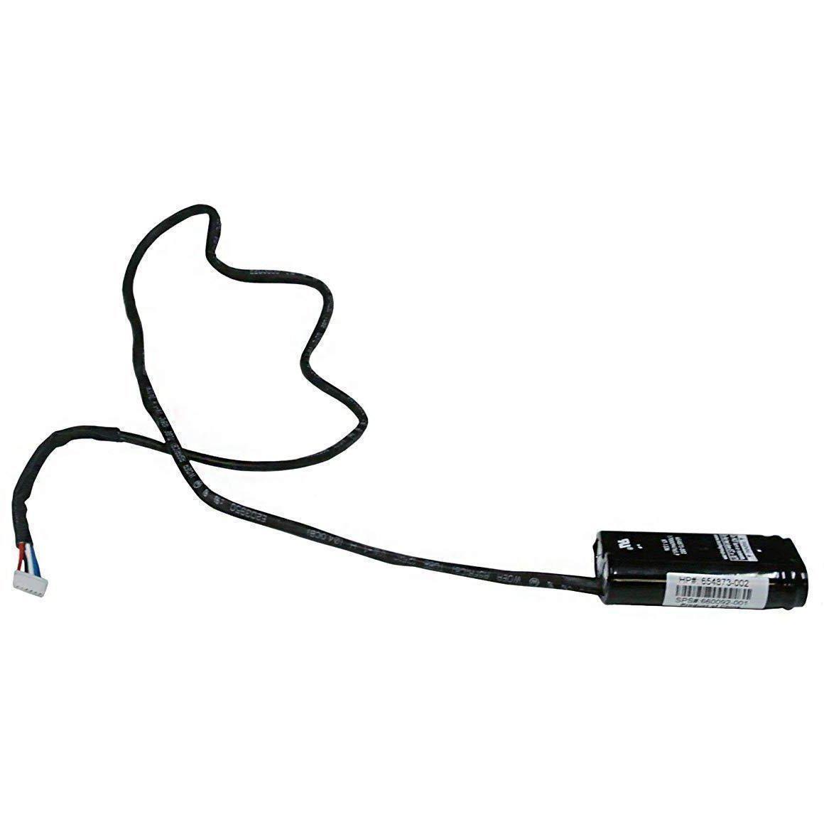 HP 660092-001 Capacitor Pack with 610mm (24 inches) long cable - Provides back up power to the Flash-Backed Write Cache (FBWC) memory module for up to 80 seconds in the event of a system power failure - For use with Smart Array Controllers-FoxTI