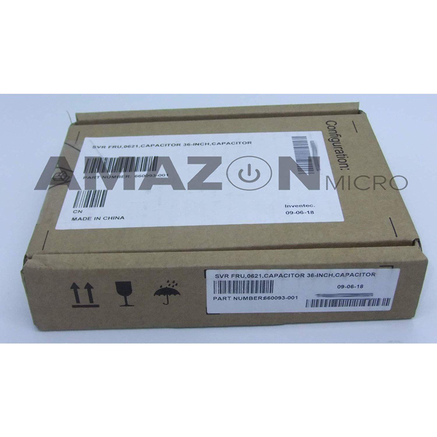 HP 660093-001 Capacitor Pack with 914mm (36 Inches) Long Cable - Provides Backup Power to the Flash-Backed Write Cache (FBWC) Memory Module for up to 80 Seconds in the Event of a System Power Failure - For Use with Smart Array Controllers-FoxTI