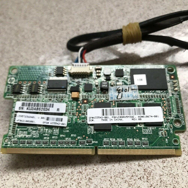 HP Smart Array P222 P420 P421 1GB FBWC Cache Module With Battery 633542-001-FoxTI