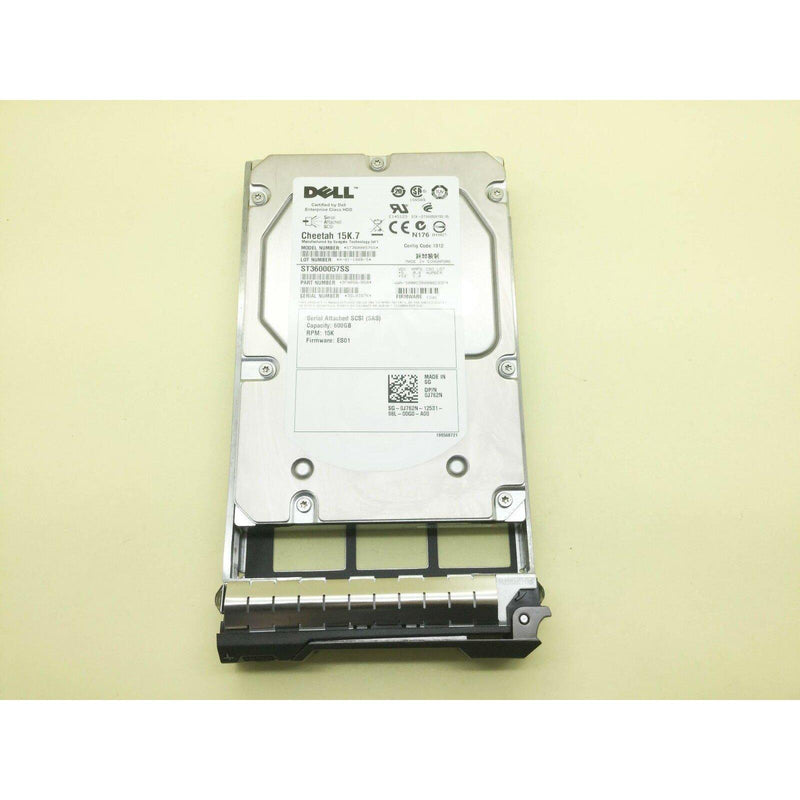 J762N Dell 0J762N 600GB 15K 6Gbps SAS LFF HDD Hard Drive ST3600057SS 837654900239-FoxTI