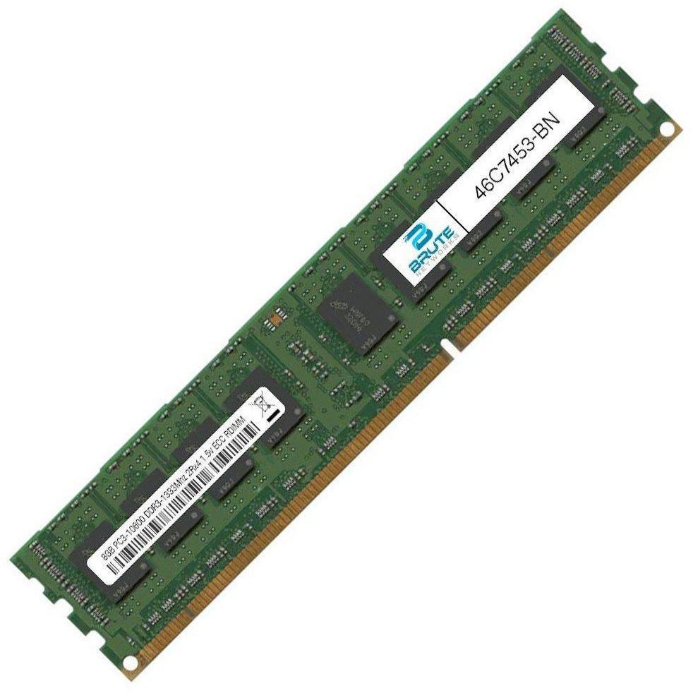 memory 8GB (2Rx4 DDR3 1333MHz 204-Pin ECC RDIMM PC3-10600 for IBM 46C7453