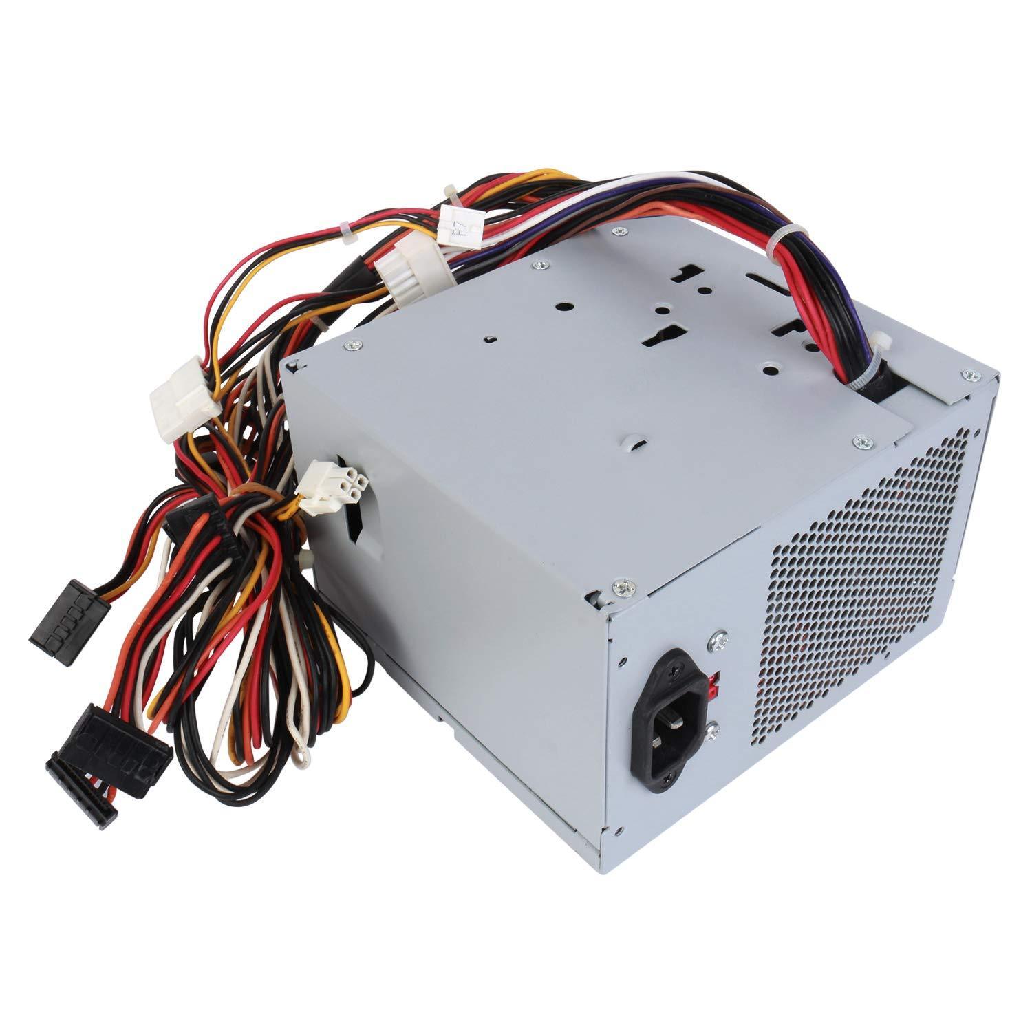 N375P-00 L375P-00 375W Power Supply Replacement for Dell Dimension 9100 9150 9200 E510 E520 XPS 400 410 420 430 Precision Workstation 380 390 T3400 Desktop (DT) Systems N375E-01 KH624 K8956 - AloinfoUSA