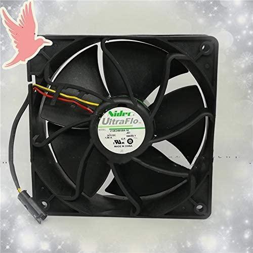 NIDEC V12E24BGB5-52 DC24V 1.40A 12012038mm 3-Wire Inverter Fan-FoxTI