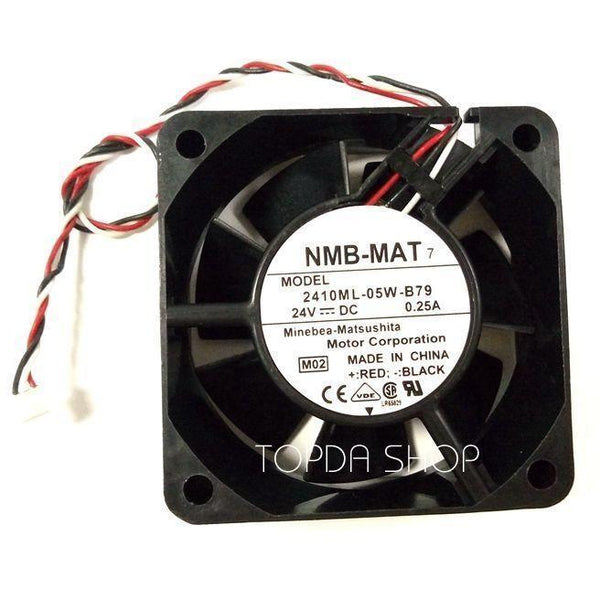 NMB 2410ML-05W-B79 Inverter cooling fan DC24V 0.25A 4.56W 60*60*25MM 3pin 819599205297-FoxTI