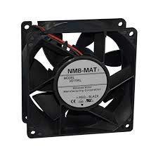 NMB TECHNOLOGIES 3615RL-05W-B40-E00 DC Fans DC Axial Fan, 92x38mm, 24VDC, 119CFM, Flange, 2-Wire-FoxTI