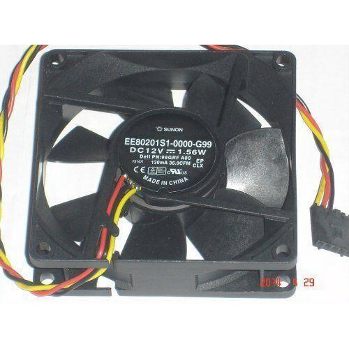 Dell OEM 99GRF Dell OPTIPLEX 390 990 3010 CPU Fan EE80201S1-000-G99 DP/N: 099GRF