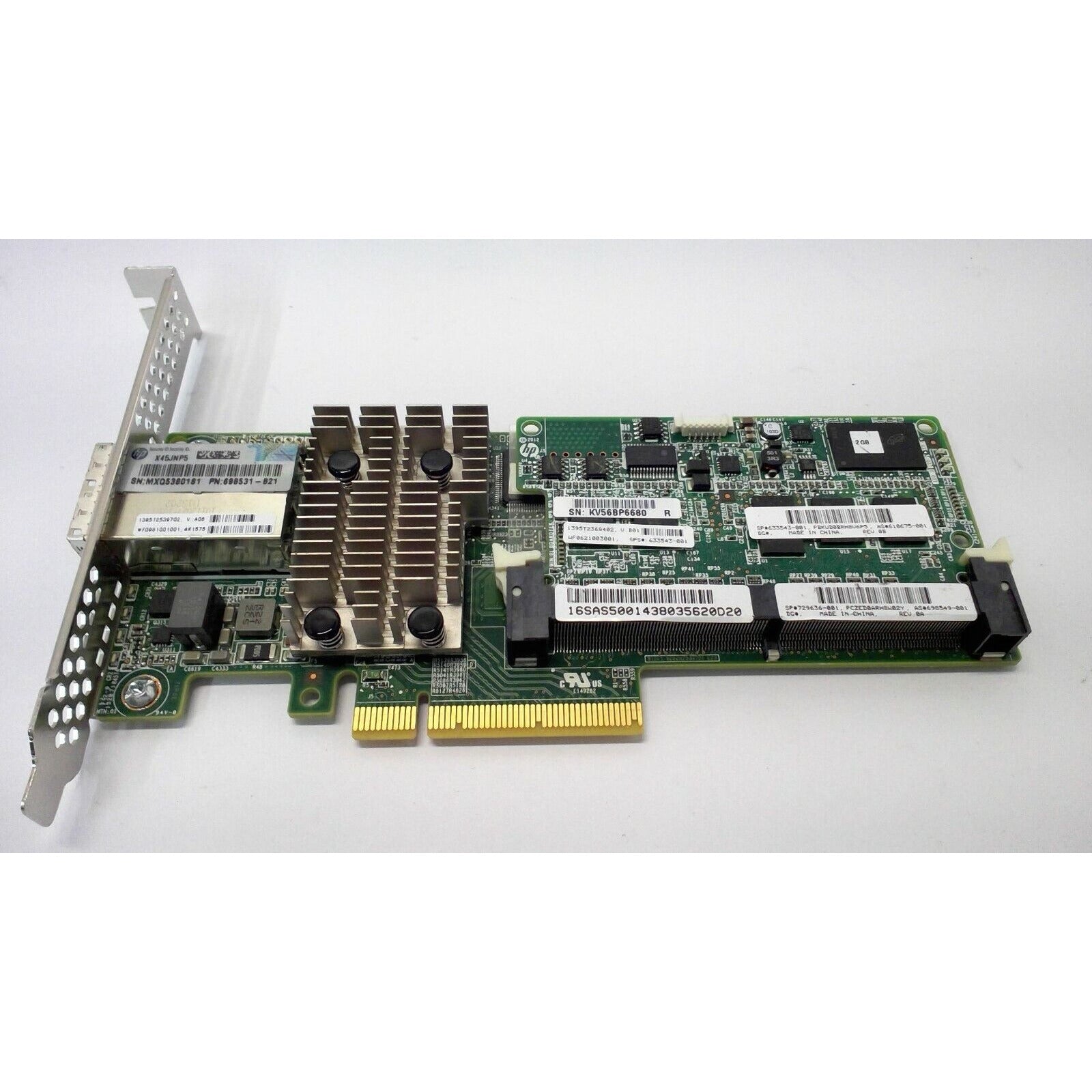 Controladora 698531-B21 HP SMART ARRAY P431 2GB FBWC 6GB 2-PORTS EXT SAS CONTROLLER 887111206961 - AloTechInfoUSA