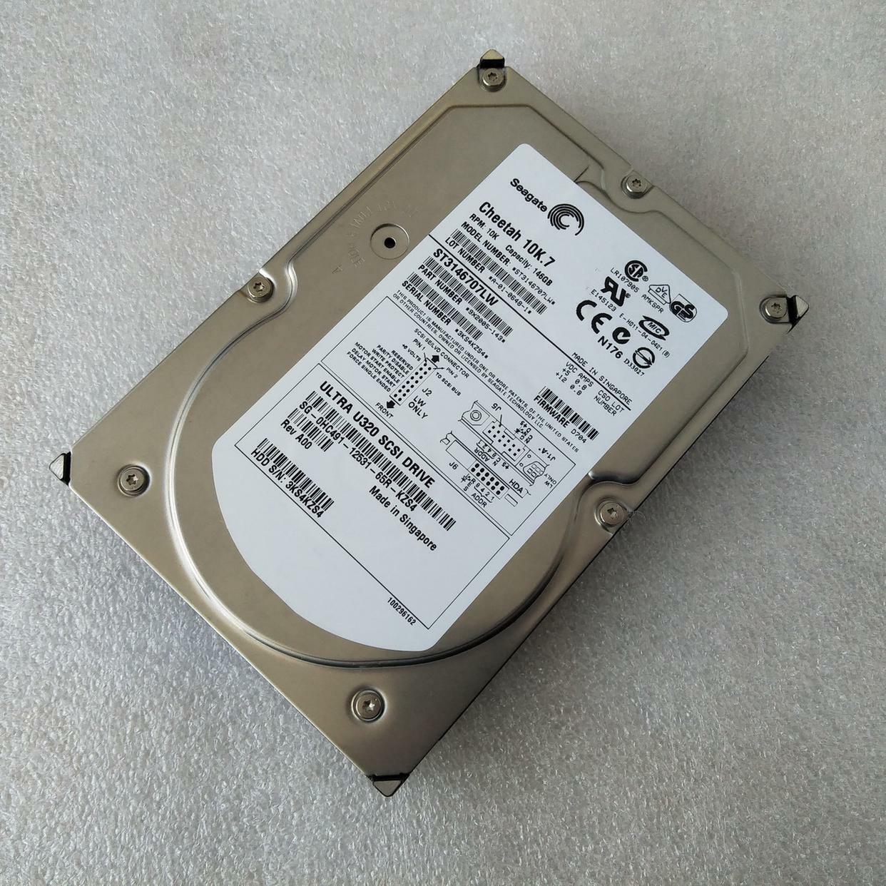 Disco Dell 10K.7 146GB Internal 10000RPM 3.5" ST3146707LW HDD 0HC491 HC491 9X2005-143 - AloTechInfoUSA