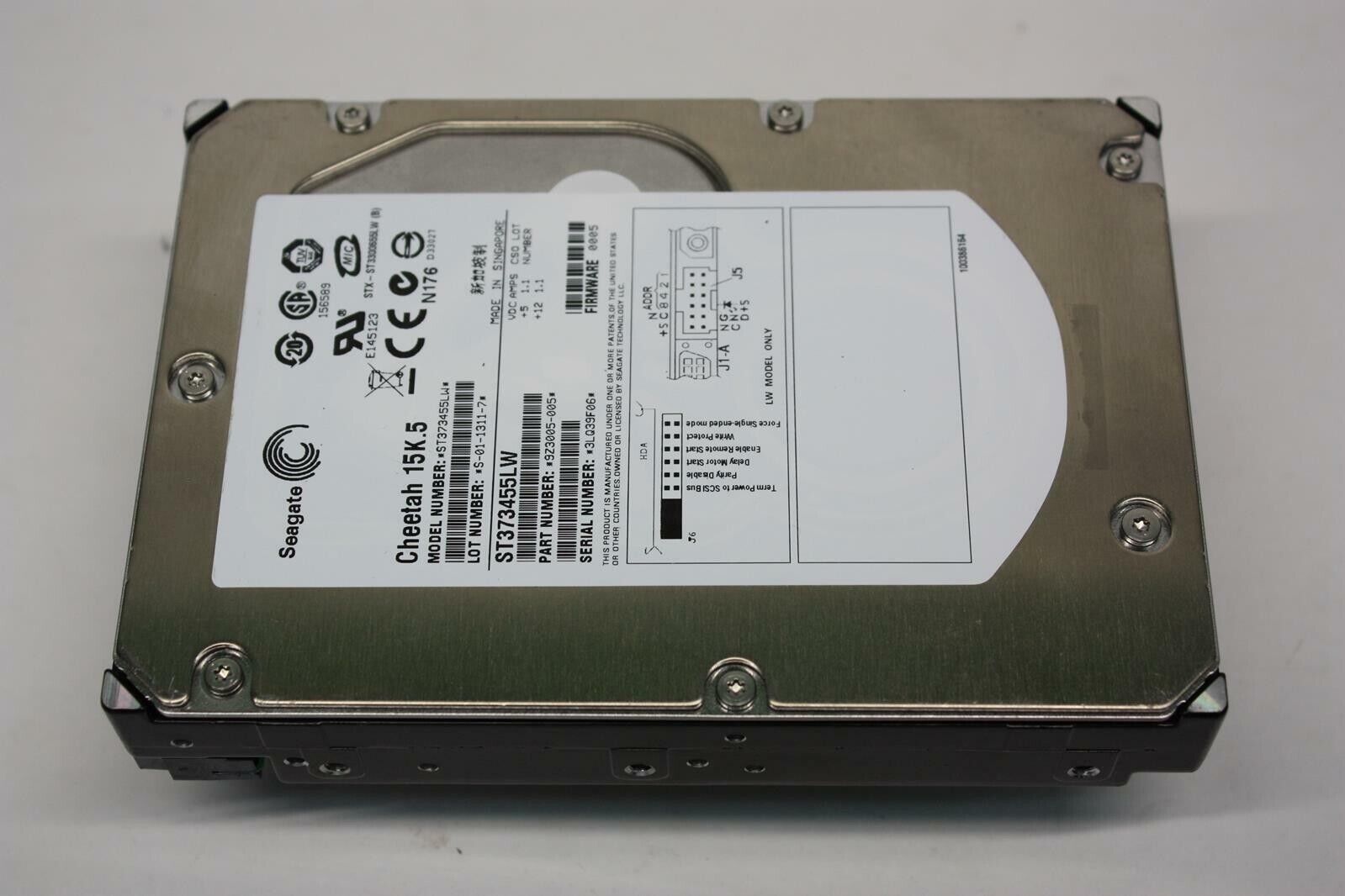 Seagate Cheetah ST373455LW ST373454LW 73GB 15K 3.5" U320 SCSI NHP HDD disco - AloTechInfoUSA