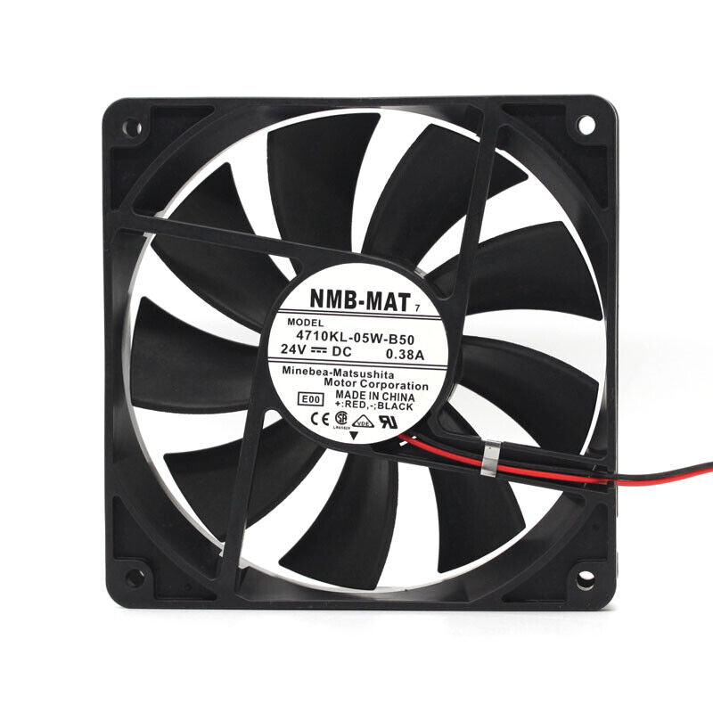 NMB-MAT 4710KL-05W-B50 Inverter cooling fan 24V 0.38A 120*120*25MM 2PIN - AloTechInfoUSA