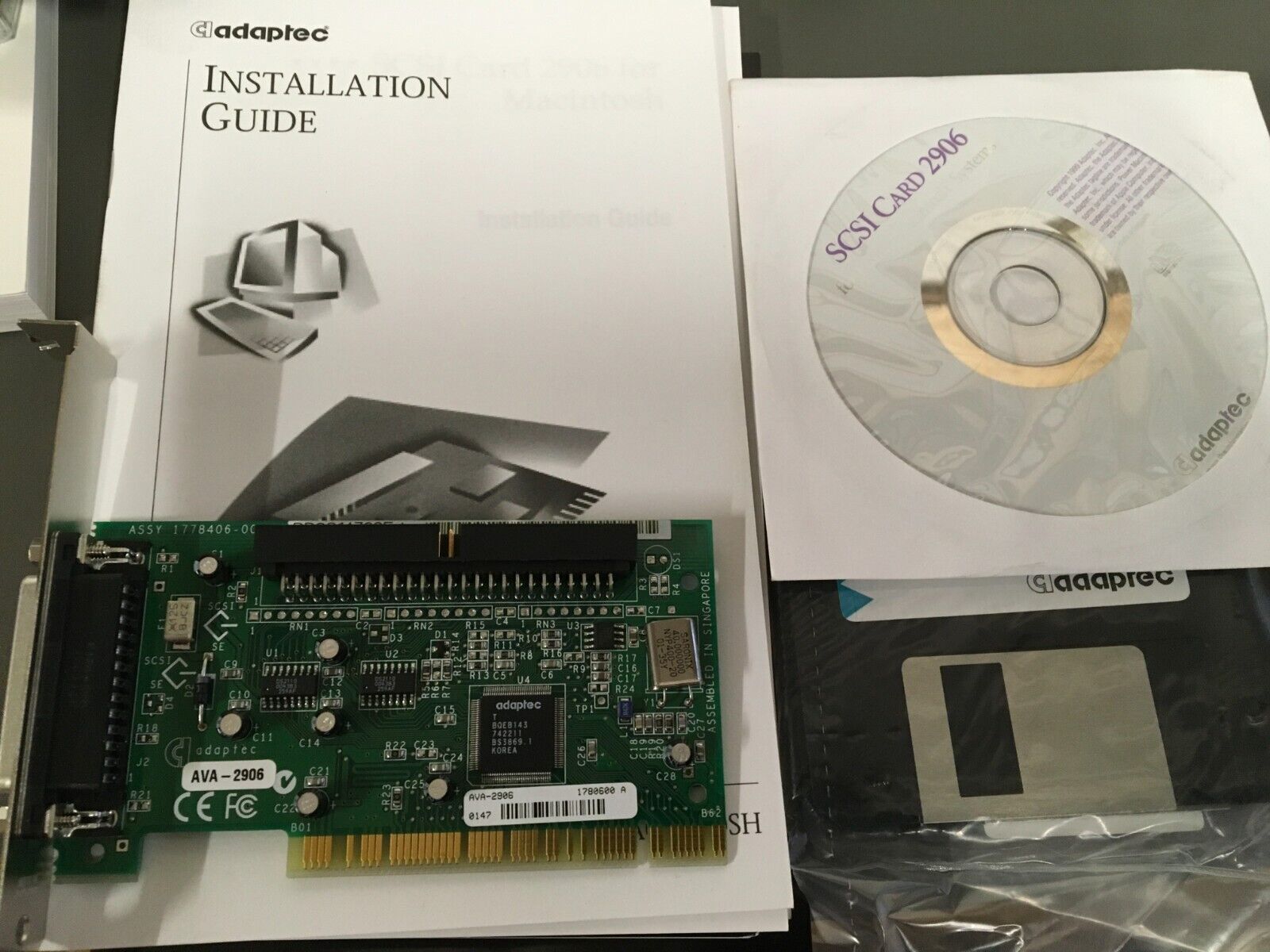 Adaptec 2906 SCSI PCI Kit with Windows and Mac Support - AloTechInfoUSA