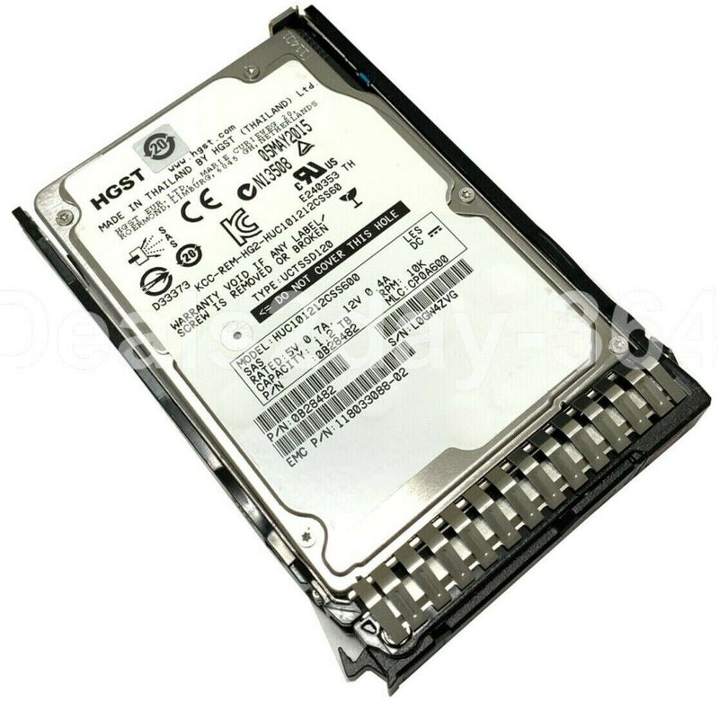 HGST HUC101212CSS600 0B28482 1.2TB 10K 2.5" SAS HDD HARD DRIVE - AloTechInfoUSA