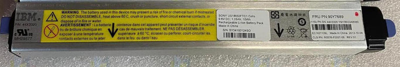 00Y4643 V3500 V3700 FRU: 90Y7689 90Y7632 44X3320 bateria - AloTechInfoUSA