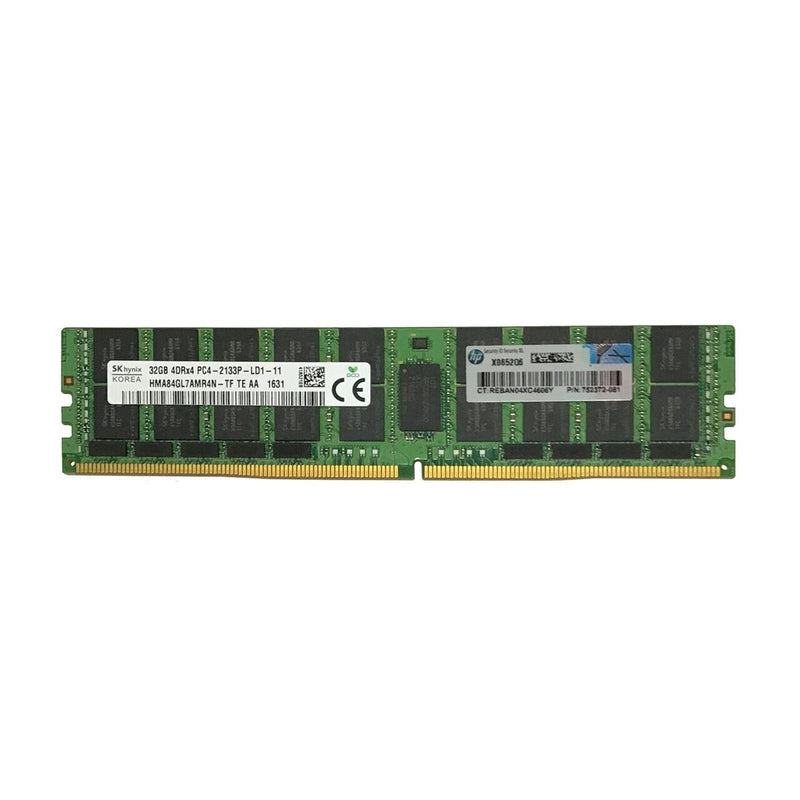 Memoria 752372-081 GENUINE HP 32GB 4DRx4 PC4-2133P DDR4 RAM 774174-001 726722-B21 - AloTechInfoUSA