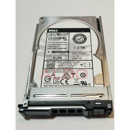 HGST 9XNF6 1.2TB HDD 10K RPM 2.5" SAS Model: HUC101812CSS204 DP/N: 9XNF6 - MFerraz Tecnologia