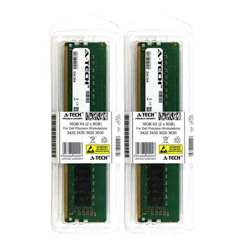 Memoria 16GB Kit 2x 8GB For Dell Precision Workstations T 3420 3430 3620 3630 Ram Memory - MFerraz Tecnologia