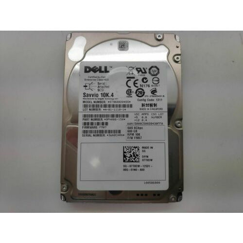 Seagate 600GB Savvio 10K.4 2.5" SAS Hard Drive ST9600204SS DP/N: 9PN066-150 disco - AloinfoUSA