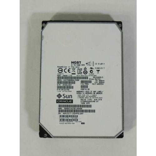 Disco HGST Sun Oracle 8TB 7200rpm 3.5" SAS HDD HUH728080AL5200 7301588 7301585 - MFerraz Tecnologia