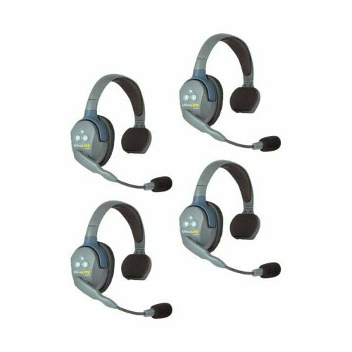 Eartec UL4S UltraLITE Full Duplex Wireless Headset Communication for 4 Users - MFerraz Tecnologia