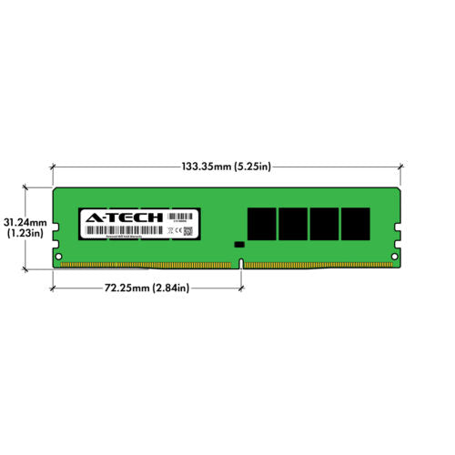 Memoria 8GB PC4-21300 ECC UDIMM Memory RAM for Dell PowerEdge R330 (AA335287 Equivalent) - MFerraz Tecnologia