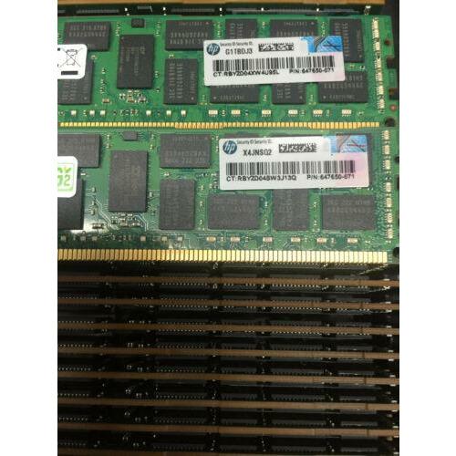 Memoria 647650-071 HP 8GB (1x8GB) PC3L-10600 DDR3-1333 Memory 647897-B21 664690-001 - AloinfoUSA