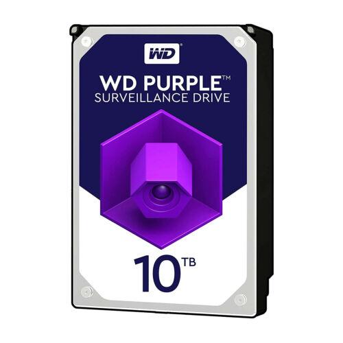 Disco WD Purple 10TB Surveillance 7200 RPM SATA lll 256MB 3.5" Internal HDD WD101PURZ - MFerraz Tecnologia