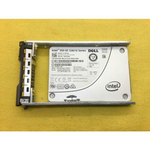 Dell 2CC4N INTEL DC S3610 1.6TB SATA 6Gb/s 2.5in SSD SSDSC2BX016T4R 658759043597 - MFerraz Tecnologia