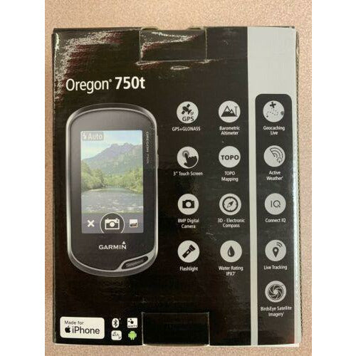 GARMIN Oregon 750t Touchscreen GPS/GLONASS Receiver 010-01672-30 - MFerraz Tecnologia