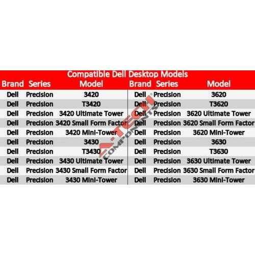 Memoria 8GB Kit 2x 4GB For Dell Precision Workstations T 3420 3430 3620 3630 Ram Memory - MFerraz Tecnologia