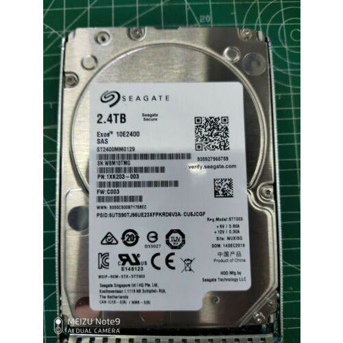 Disco Seagate Enterprise Performance ST2400MM0129 2.4TB 10K SAS 12Gb/s 2.5" Hard Disk - MFerraz Tecnologia