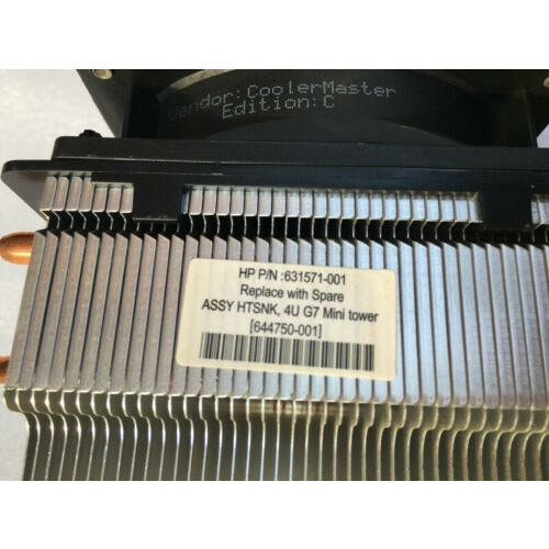 631571-001 644750-001 For HP ML110 G7 Mini Tower Heatsink w/ Fan - MFerraz Tecnologia